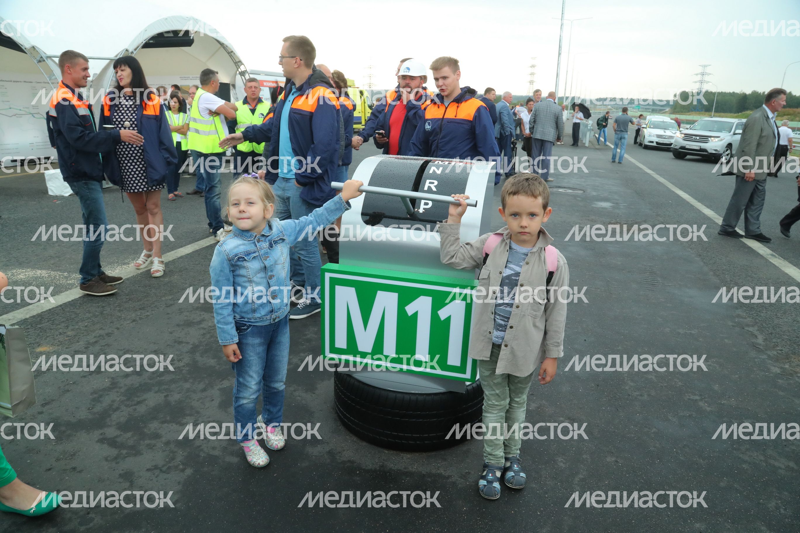 Церемония открытия участка скоростной автодороги М-11 «Москва – Санкт-Петербург»