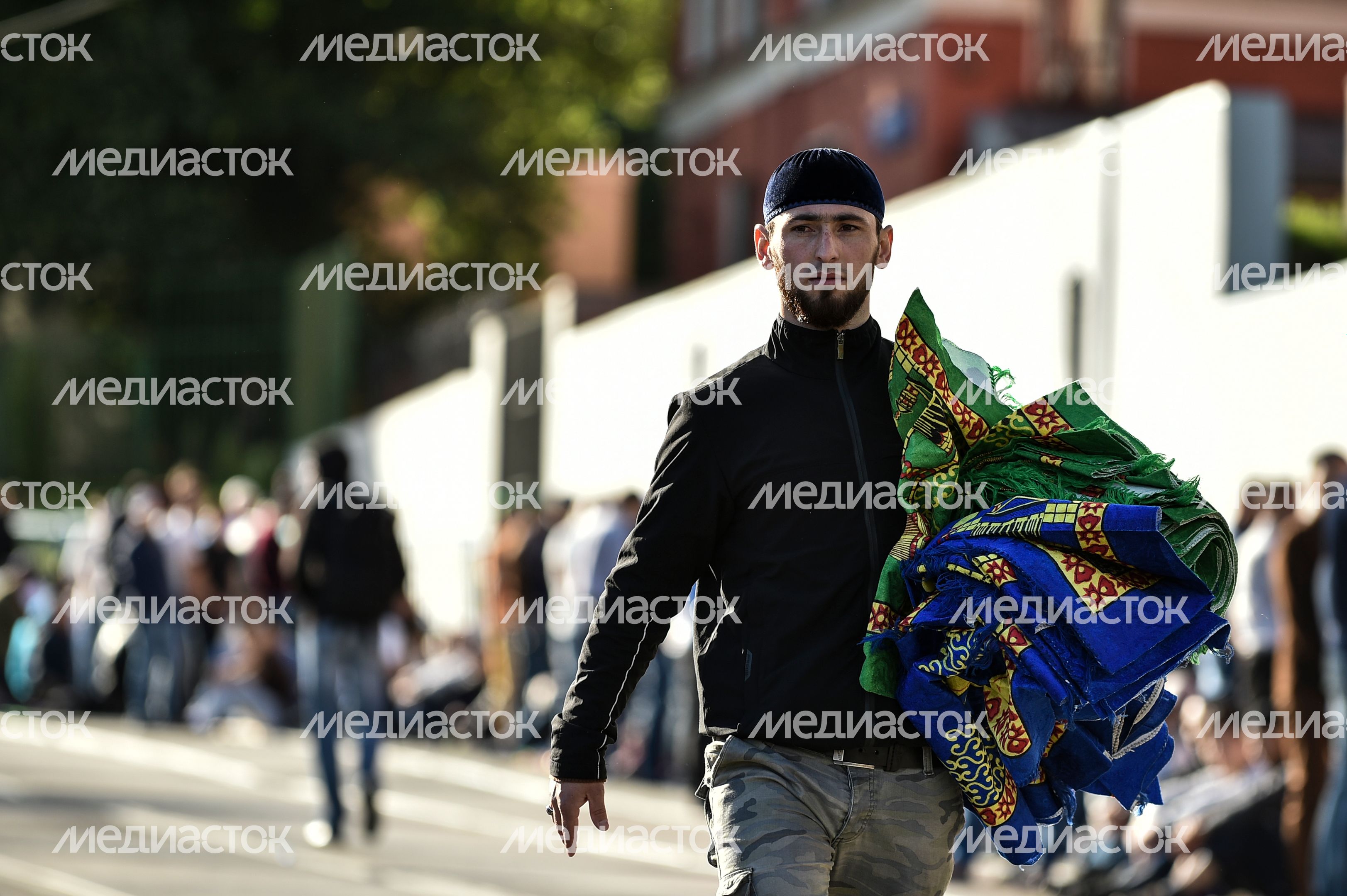 Празднование Ураза-Байрама в Москве