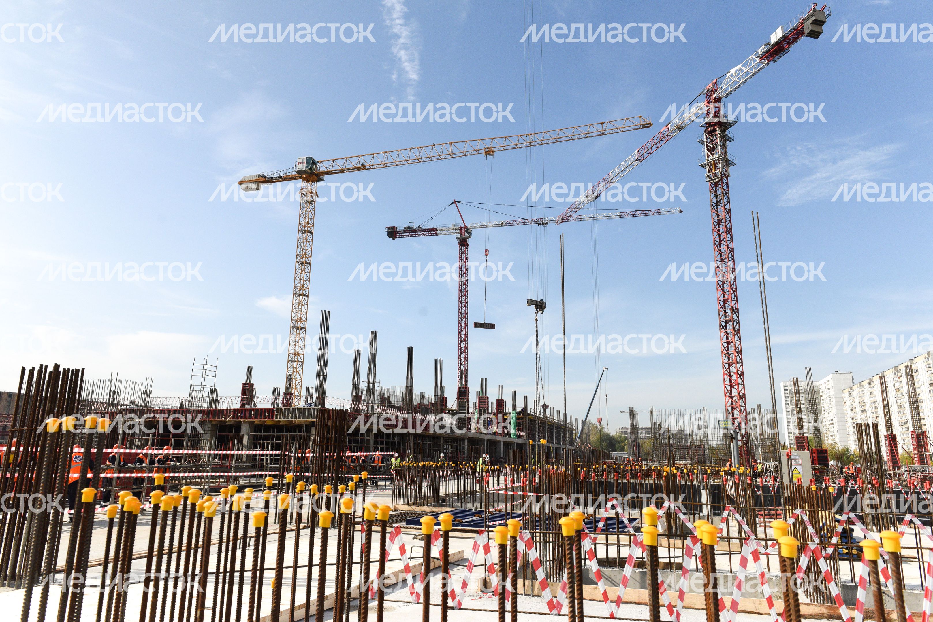 Строительно‑монтажные работы в Национальном космическом центре