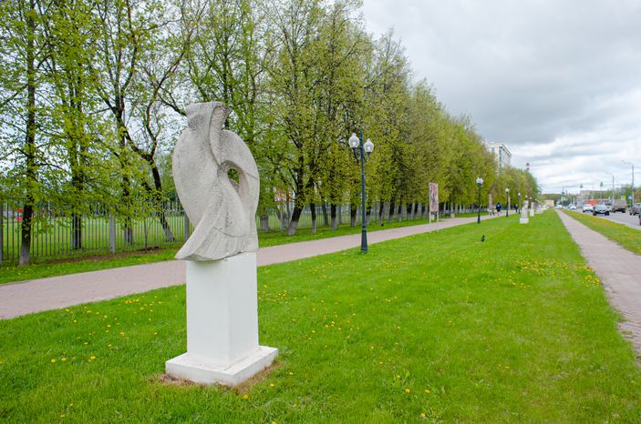 Весенние виды города Хотьково