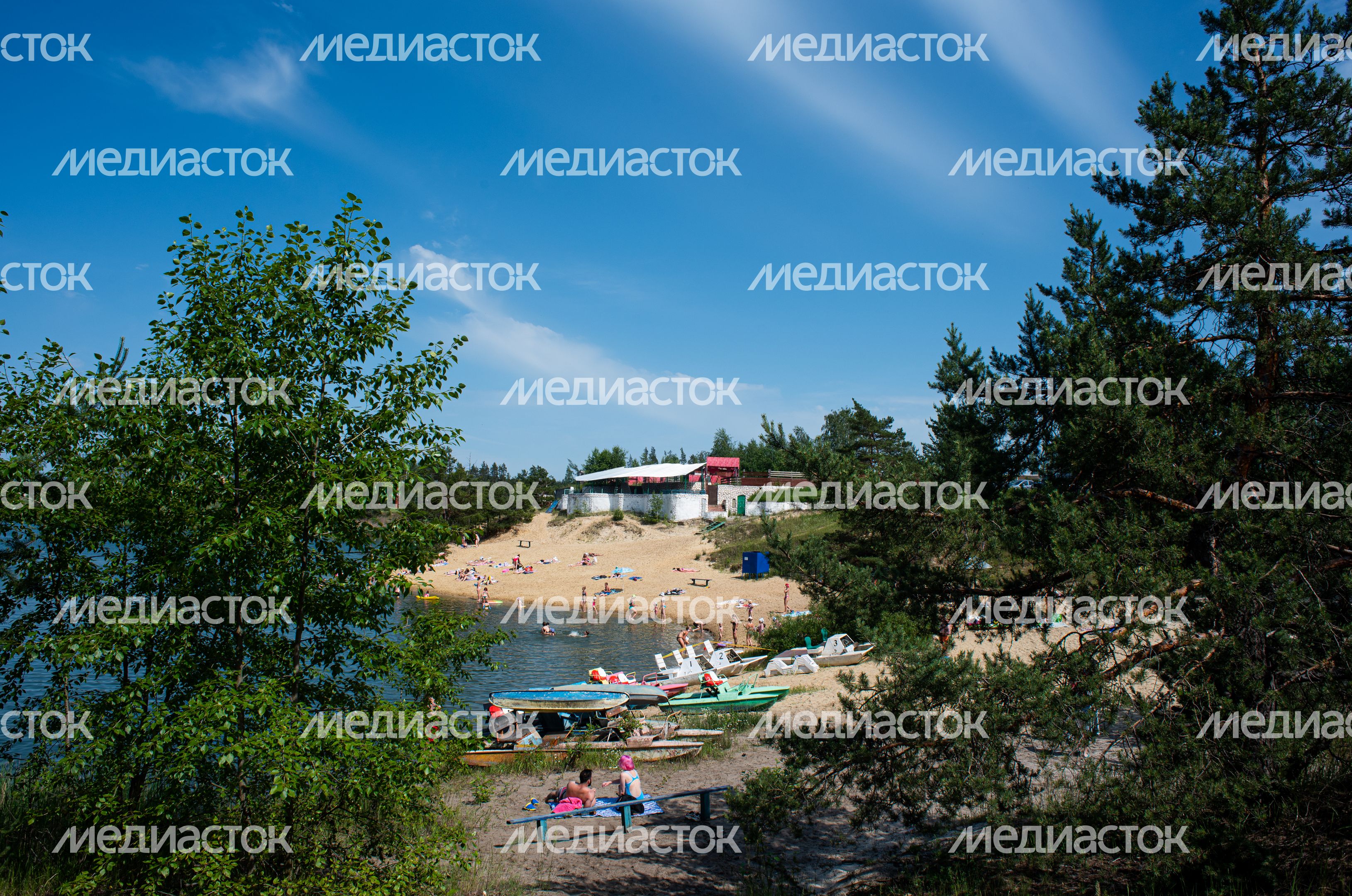 Голубые озера в Луховицах