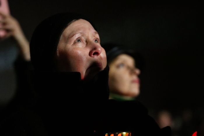 Акция памяти «Журавли» прошла на девятый день после теракта в "Крокус Сити Холле"