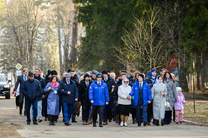 Торжественные проводы экипажа космонавтов МКС-73 из Звездного городка