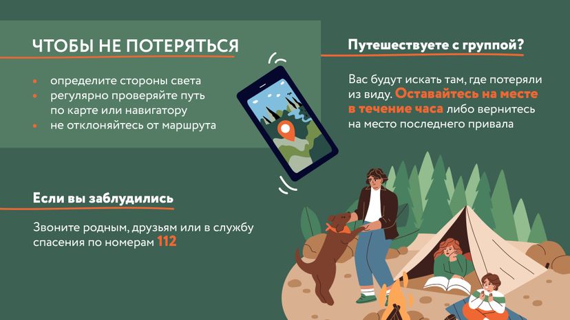 Как не потеряться в лесу