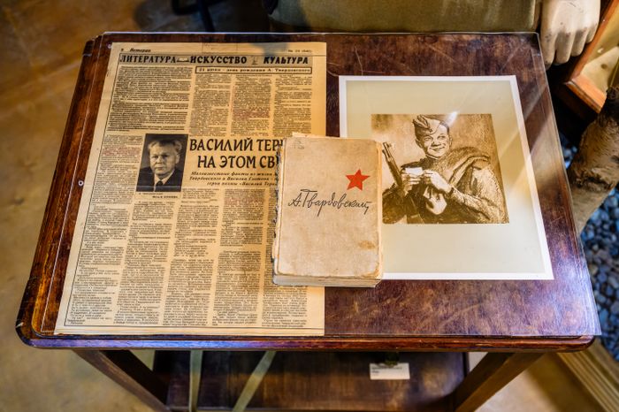 Экспозиция «Лопасненцы сражались за Родину» в Музее памяти Лопасненского края