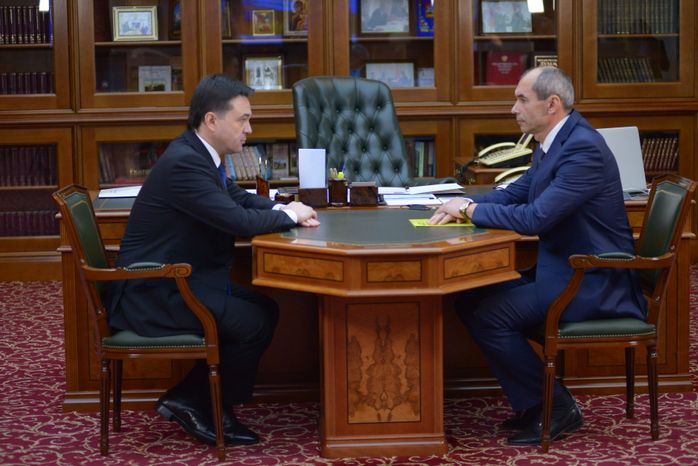 А. Воробьев провел рабочую встречу с главой Ногинского района