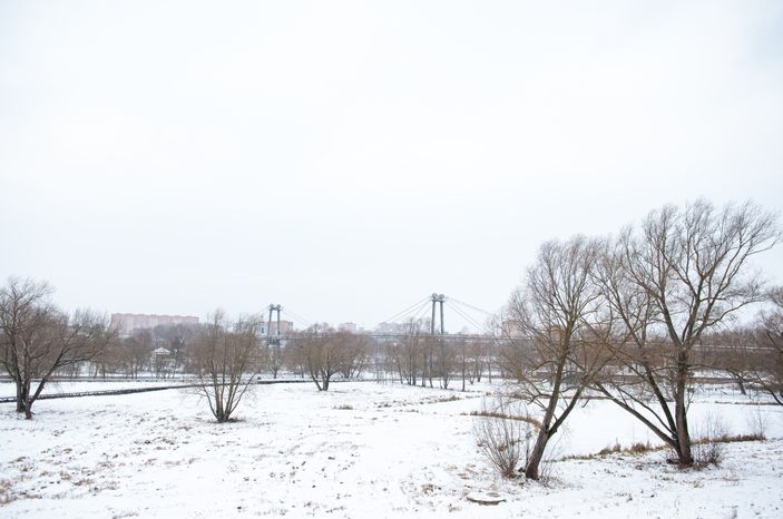 Зимние виды города Воскресенск