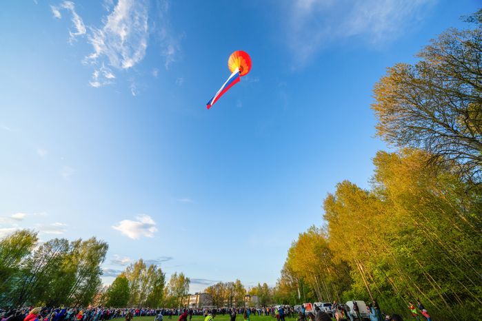 Воздушные шары поднялись в небо над Клином в фестивале воздухоплавания «Город на ладони»