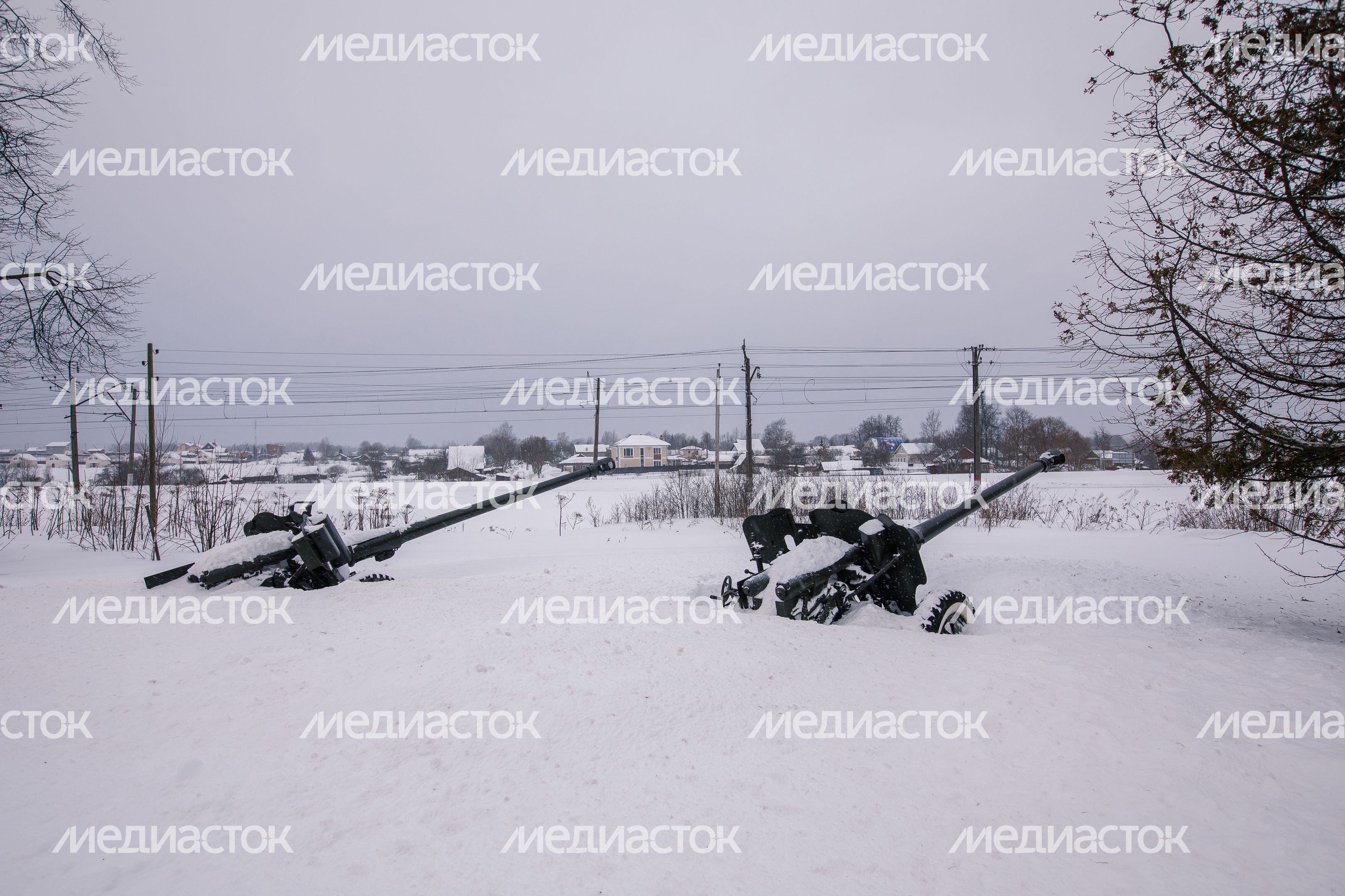 Парк Победы в селе Новопетровское округа Истра