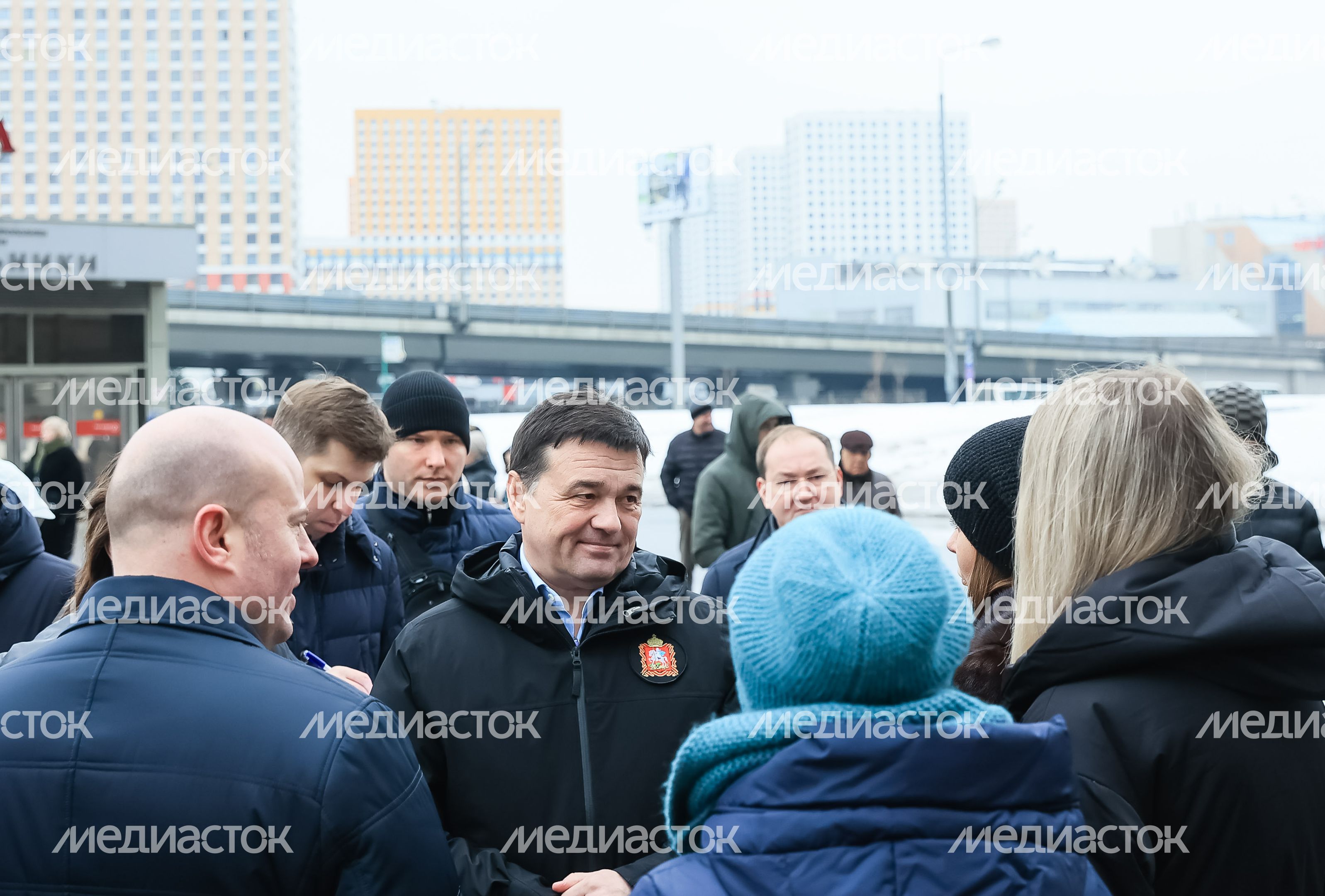 Посещение губернатором пересадочного узла в Котельниках