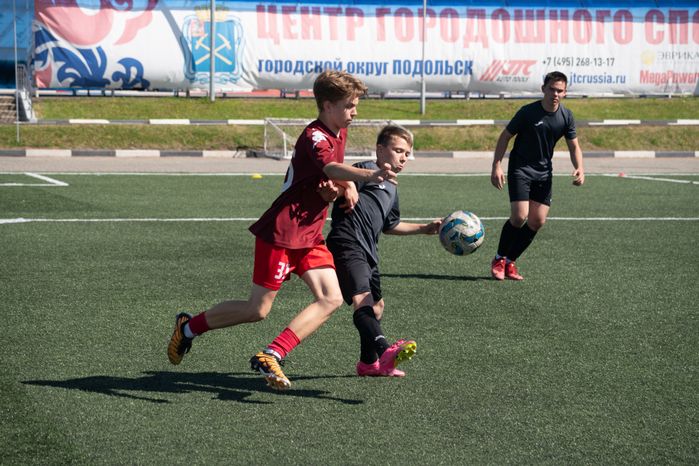 Финал регионального турнира по футболу "Кожаный мяч" в Подольске