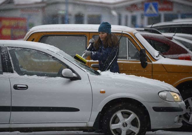Снегопад в Троицке