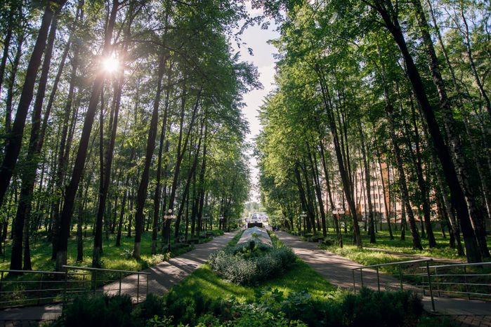 Дмитров. Парк Березовая роща