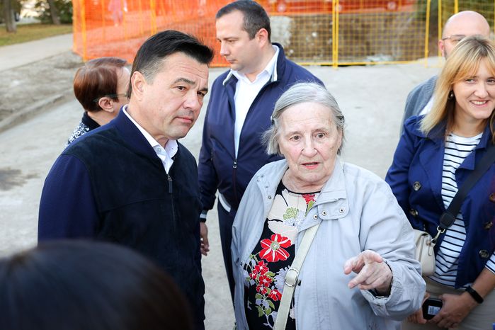 Осмотр новой котельной и реконструируемого участка теплосети в Королеве Губернатором Подмосковья