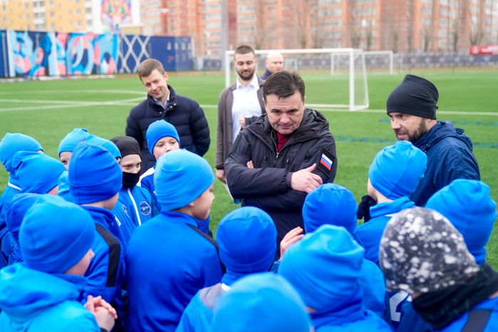 Андрей Воробьев посетил обновленный спорткомплекс "Орион" в Балашихе
