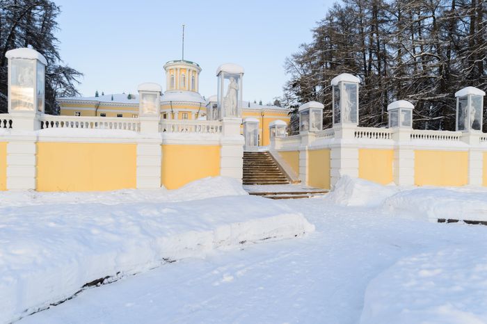 Красногорск. Усадьба «Архангельское». Зима