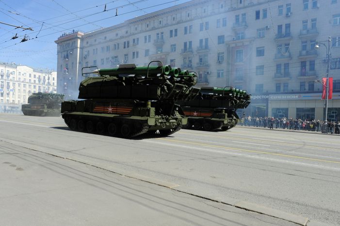 Генеральная репетиция парада Победы на Красной площади