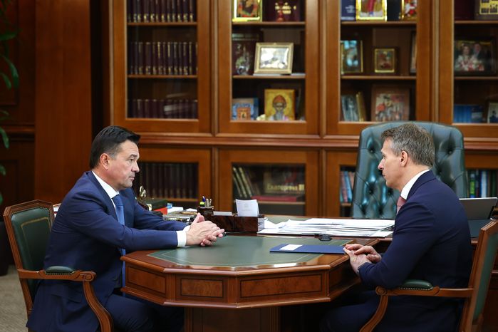 Встреча Губернатора Подмосковья с Генеральным директором «Почты России»