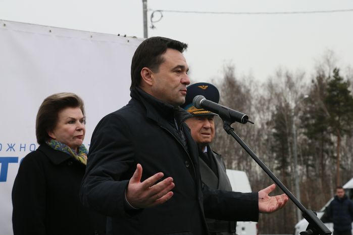 Открытие путепровода в Щелковском районе