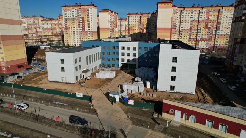 Строительство школы на 1100 мест в ЖК "Новые Островцы"