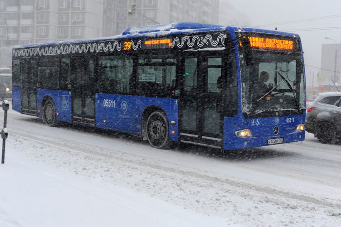 Снегопад в Москве
