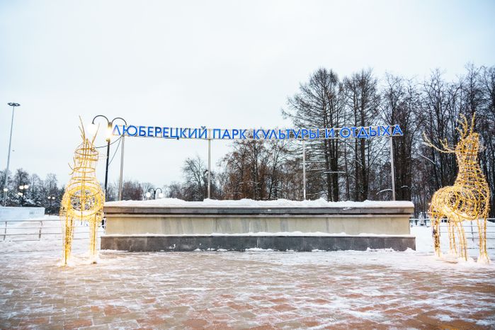 Люберцы. Центральный парк. Зима