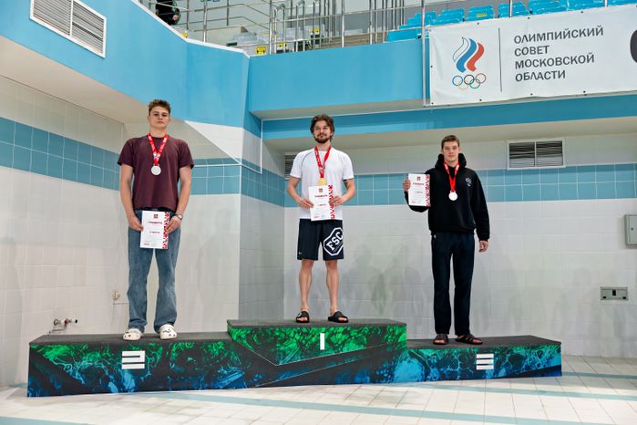 Награждение победителей Чемпионата Московской области по плаванию в Рузе