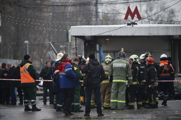 Взрыв газового баллона у метро "Коломенская"