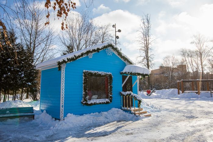 Мытищи. Парк Мира. Зима