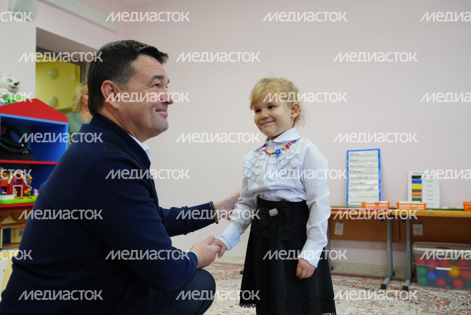 Посещение интерната для обучения слепоглухих детей и молодых инвалидов в Сергиево-Посадском округе Губернатором Подмосковья