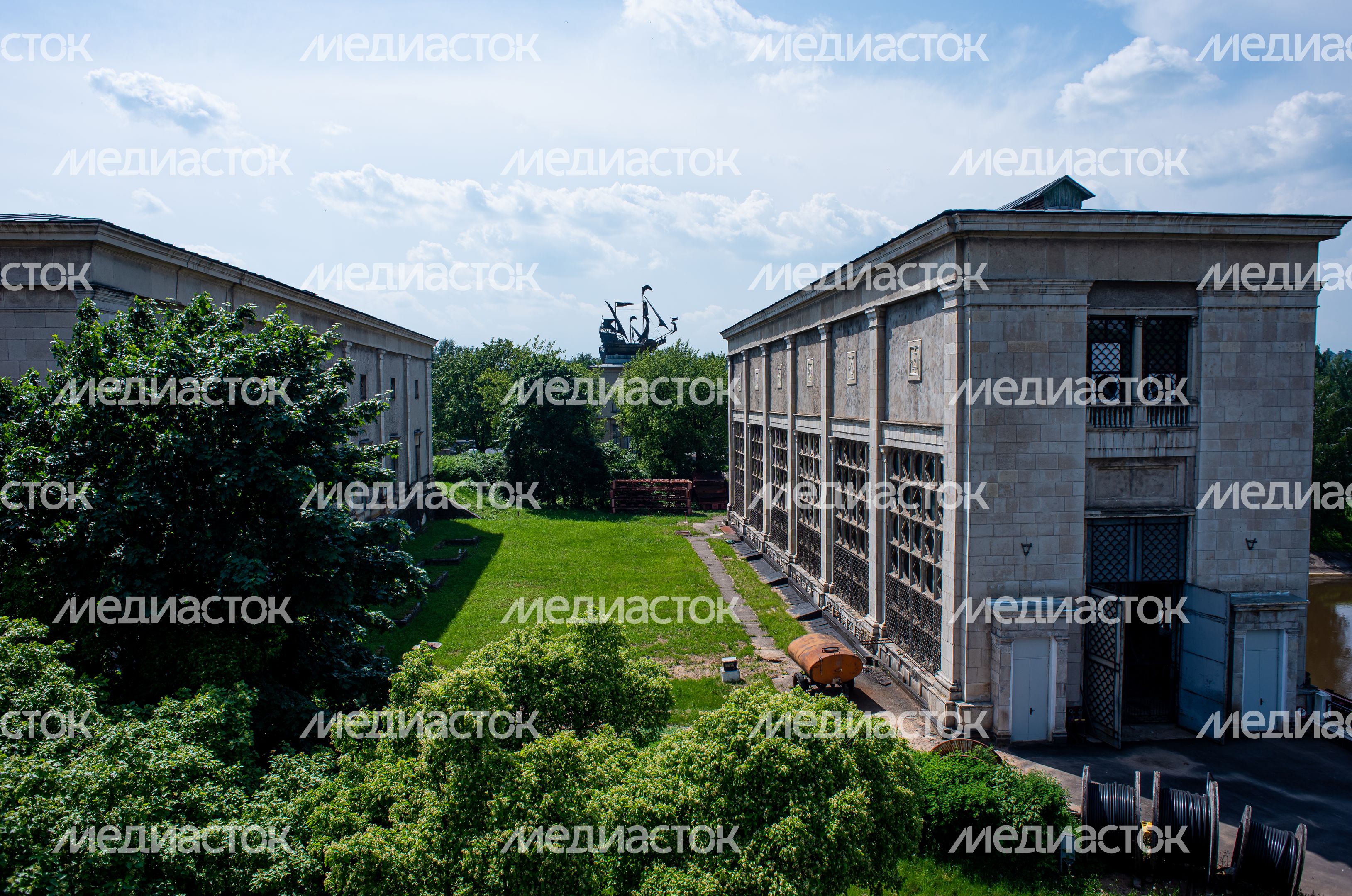Летние виды города Яхрома