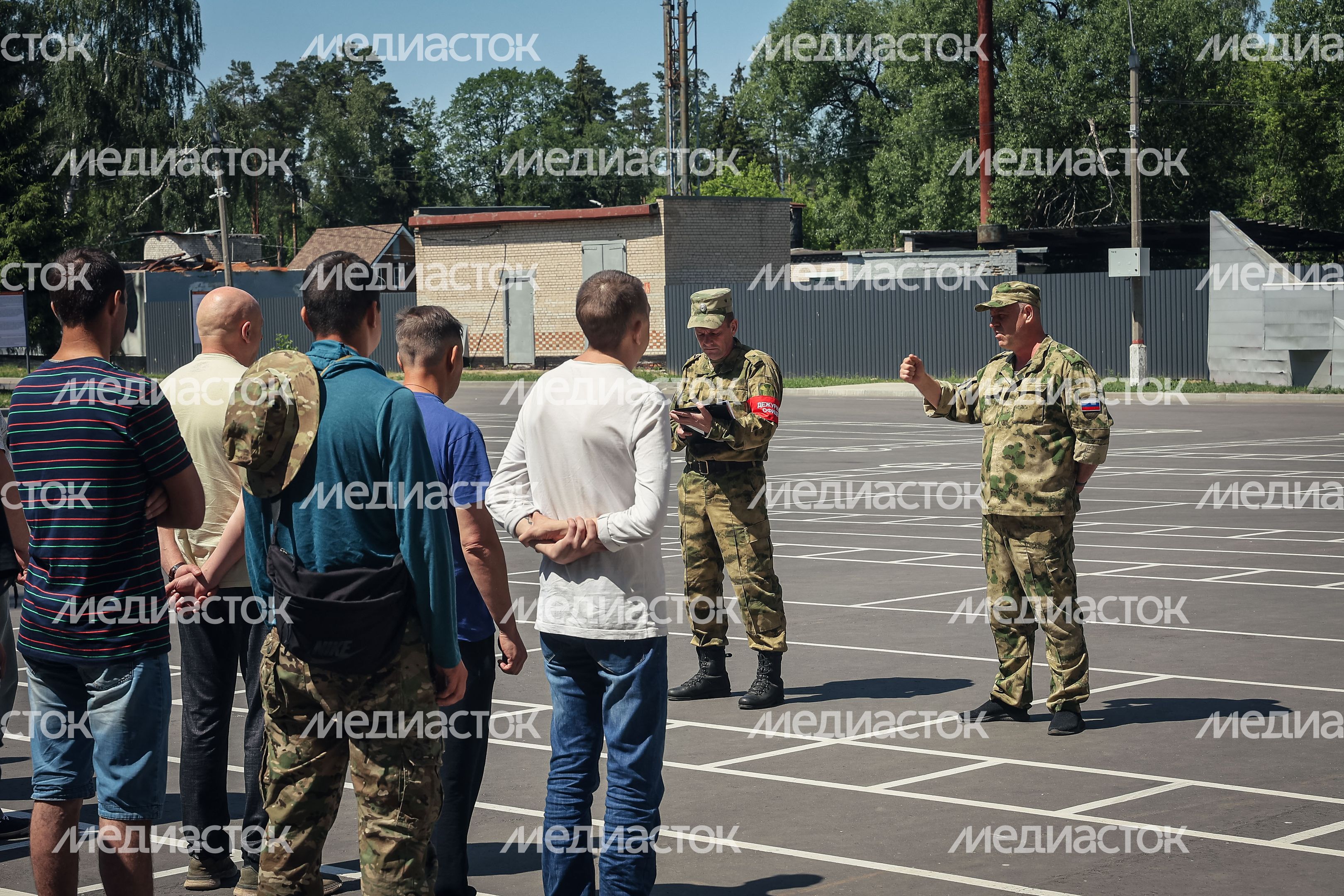 Работа Московского областного пункта отбора на военную службу по контракту в Балашихе