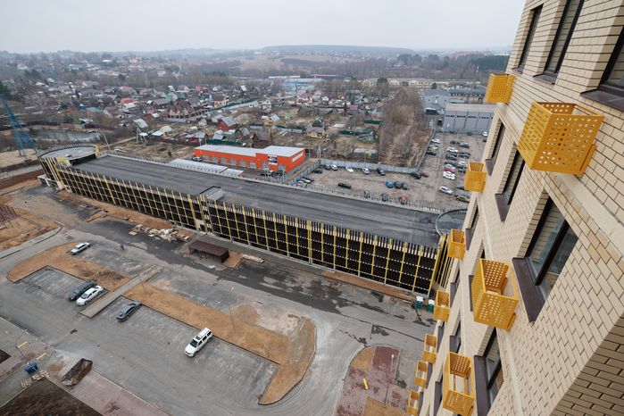 Наземный паркинг на 386 машино-мест в ЖК «Шоколад» в Дмитрове