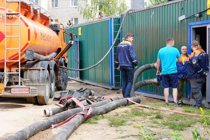 Оперативный штаб с участием Губернатора Подмосковья на месте ЧП в Сергиевом Посаде
