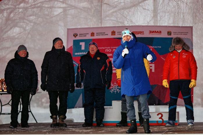 Церемония открытия лыжной гонки «Кубок олимпийского чемпиона Александра Легкова» в Наро-Фоминске
