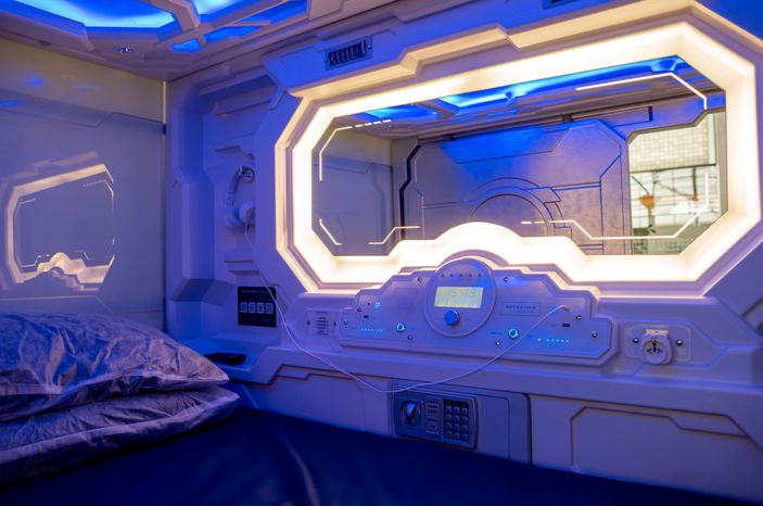 Виды Капсульного отеля Aerosleep в аэропорту Внуково