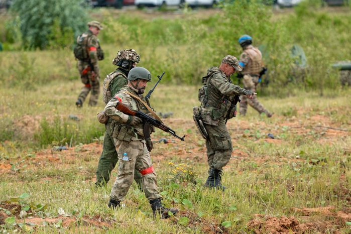 Реконструкция современных боевых действий в парке «Патриот» Одинцовского округа