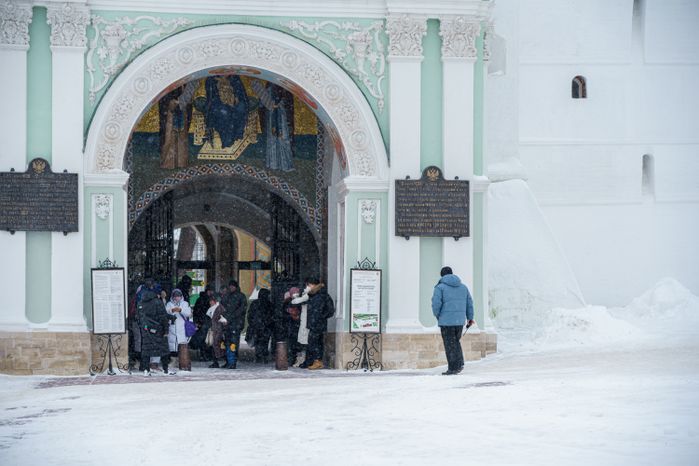 Сергиев Посад. Свято-Троицкая Сергиева лавра. Зима