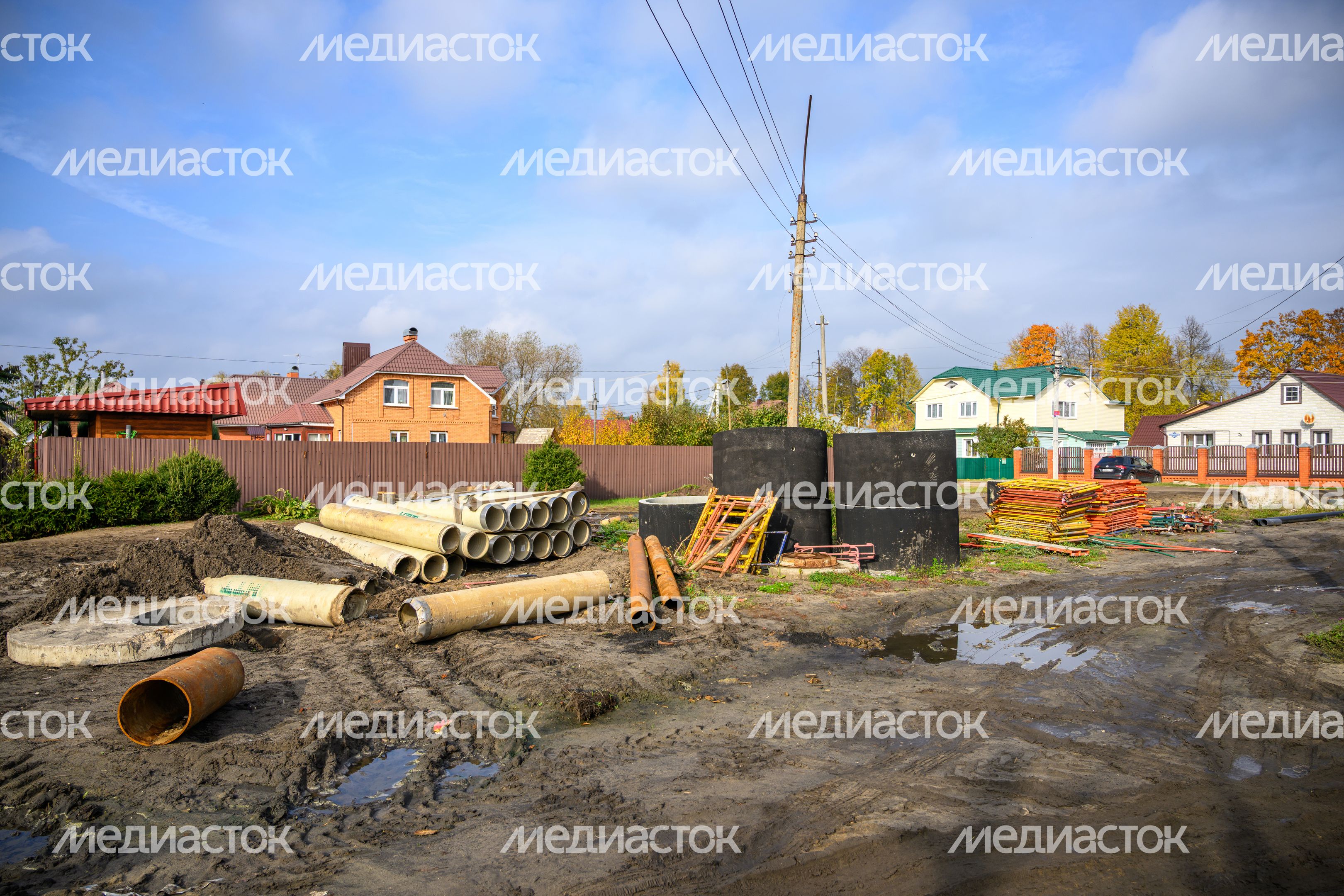 Строительство канализационного коллектора в Куровском Орехово-Зуевского округа Строительство канализационного коллектора в Куровском Орехово-Зуевского округа