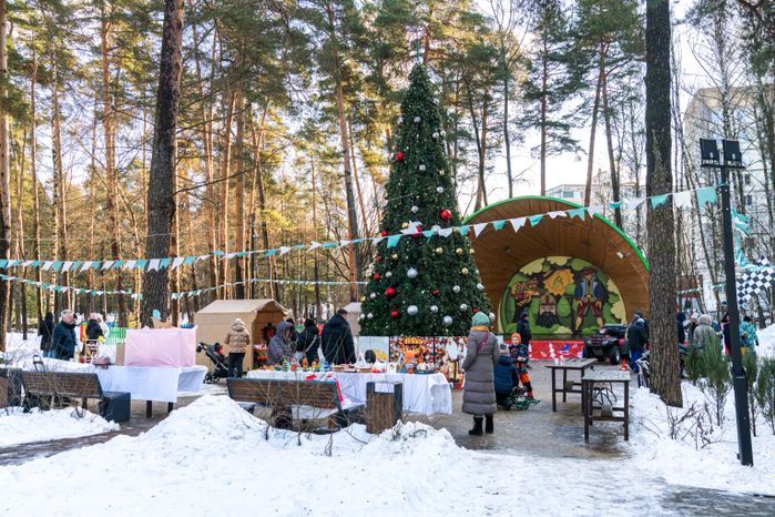 Спортивное мероприятие «Зимние рекорды» в детском городке «Сказочный»