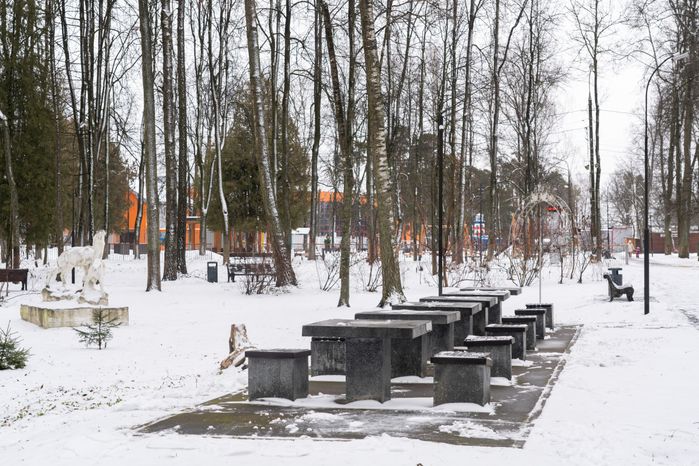 Зимний Центральный парк имени В.В. Воровского в Наро-Фоминске