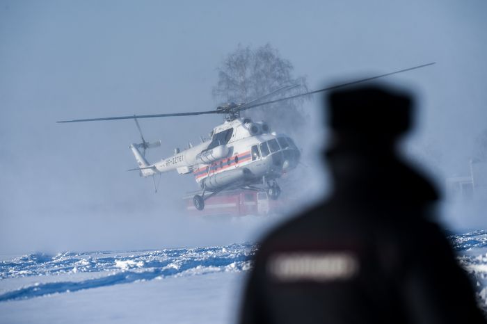 Работы на месте крушения самолета АН-148 в Подмосковье