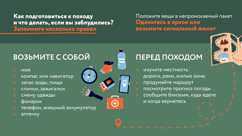 Как не потеряться в лесу