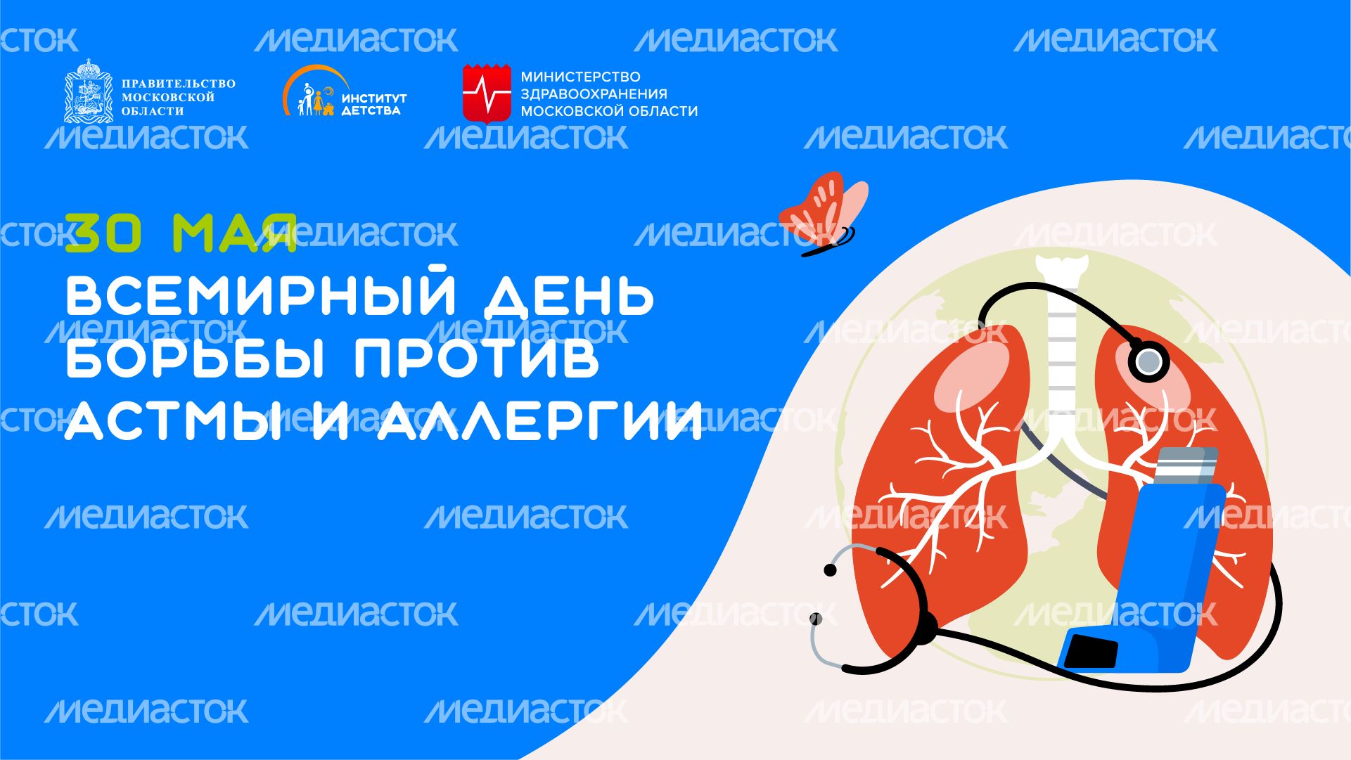 30 мая Всемирный день борьбы против астмы и аллергии горизонталь