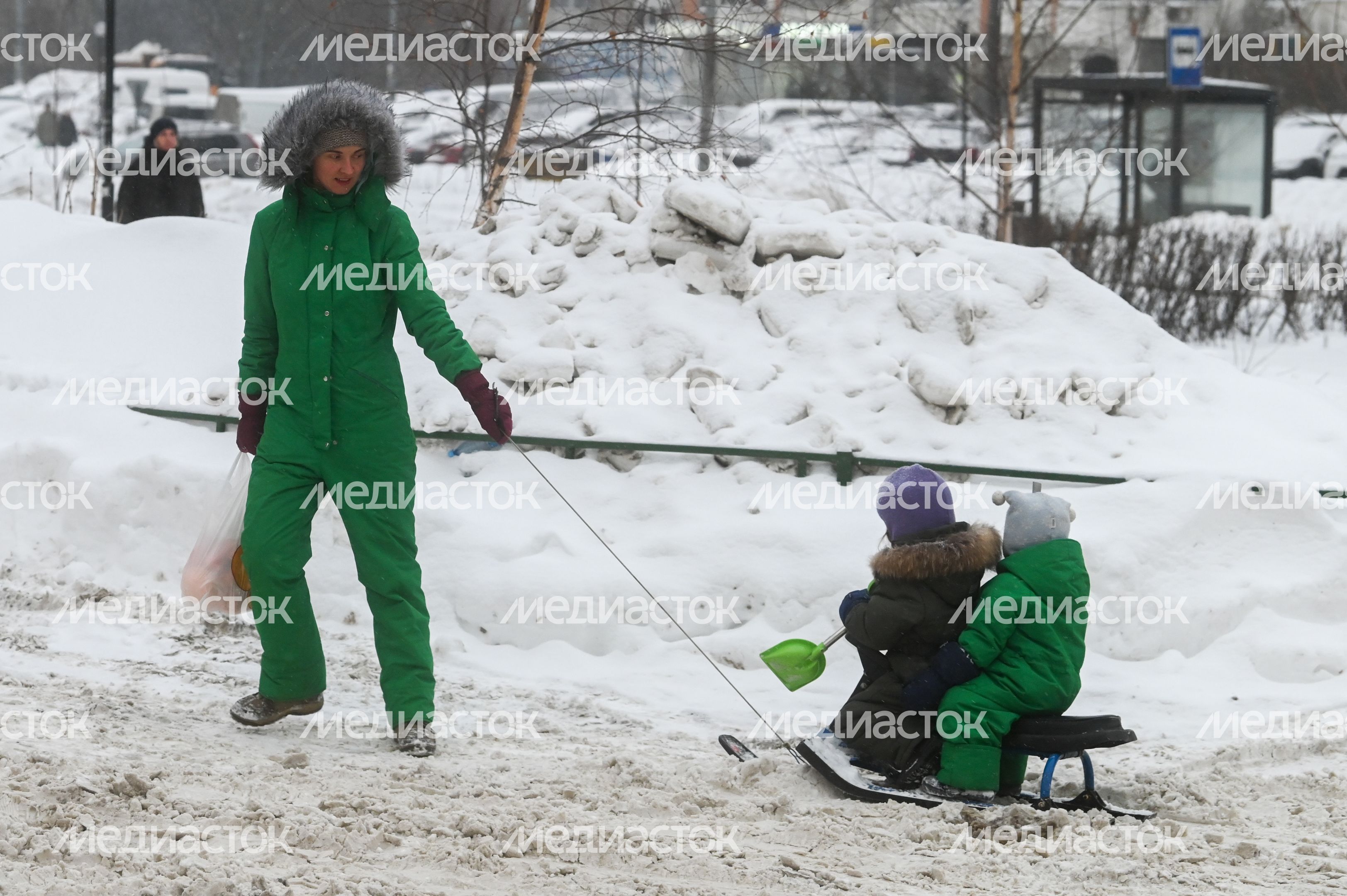 Снегопад в Люберцах