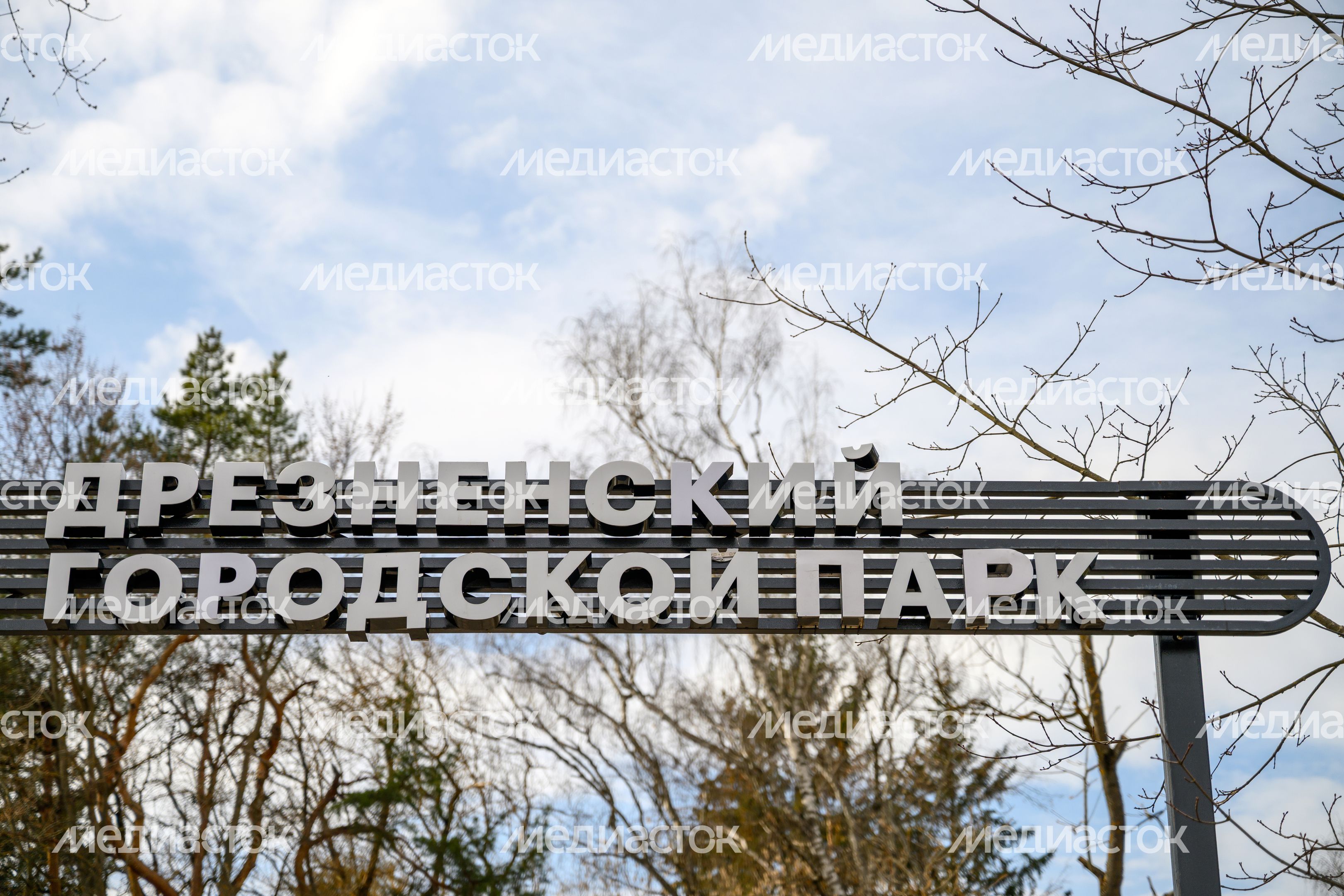 Дрезненский городской парк в Орехово-Зуевском округе. Весна Дрезненский городской парк в Орехово-Зуевском округе. Весна