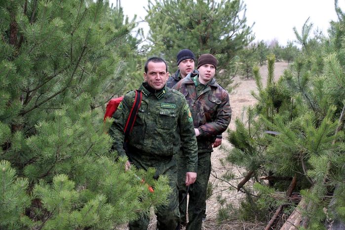 Учения по тушению лесных пожаров в Орехово-Зуевском районе
