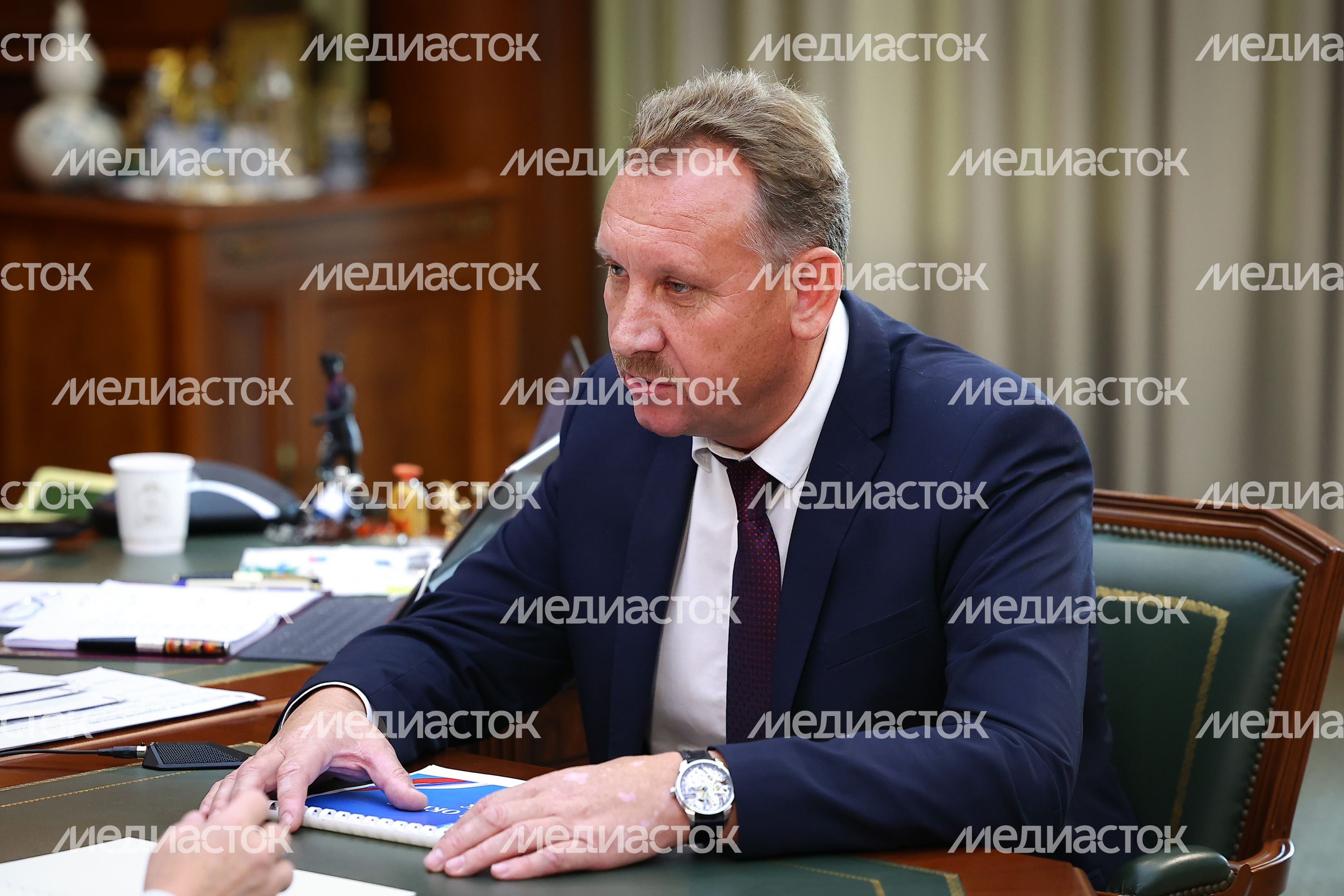 Встреча Губернатора Подмосковья с Главой Зарайска