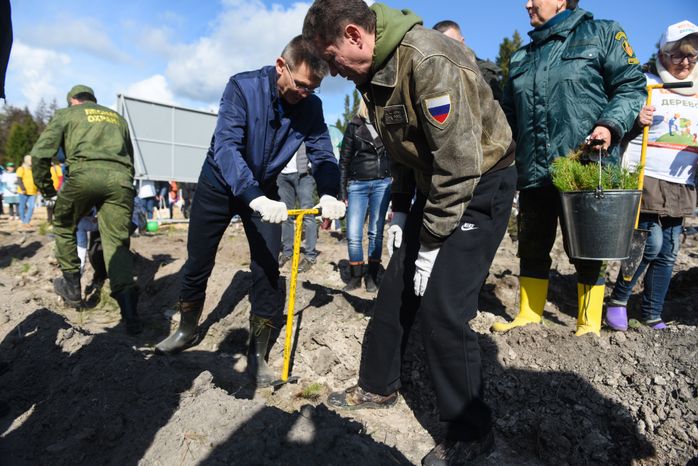 Ежегодная экологическая акция «Наш лес. Посади свое дерево» в Одинцовском городском округе
