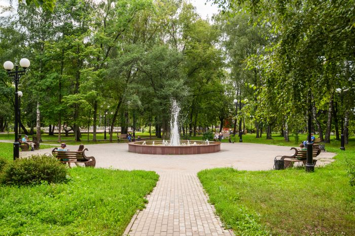 Летний Центральный парк культуры и отдыха в Лыткарино